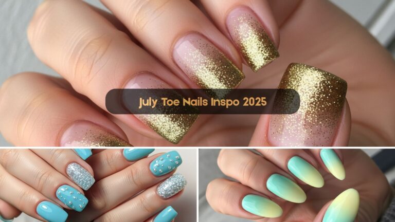 July Toe Nails Inspo 2025: Gel Pedicure Styles You’ll Want All Month