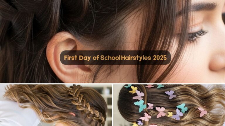 First Day of School Hairstyles 2025: 10 Cute Looks for All Hair Types