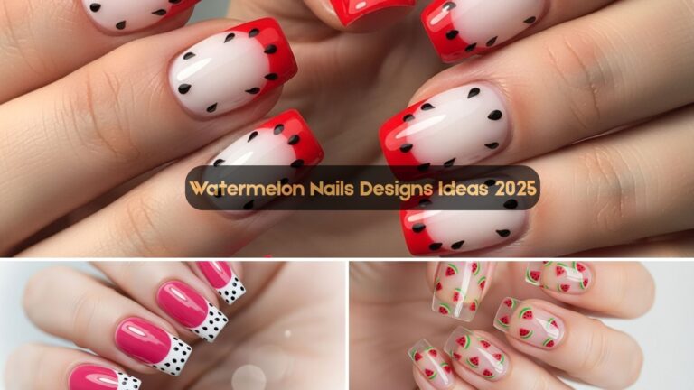 10 Watermelon Nails Designs Ideas 2025 That’ll Make You Crave Fruit